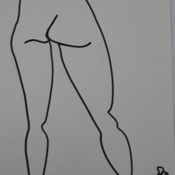 Dessin intitulée "jambes et pieds" par Barbara Bernard, Œuvre d'art originale