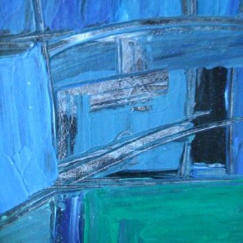 Peinture intitulée "Fenêtre" par Barbara Bernard, Œuvre d'art originale