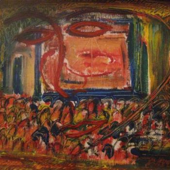 Pittura intitolato "My night at La Scala" da Barbara Hughes, Opera d'arte originale