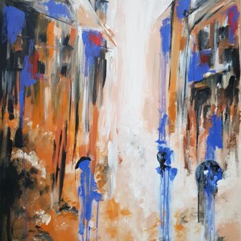 Painting titled "Surreale Abstrakt A…" by Barbora Fabova, Original Artwork, Acrylic