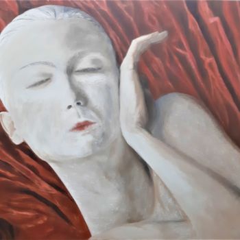 Peinture intitulée "La ternura" par Elena Pokasanieva, Œuvre d'art originale, Huile