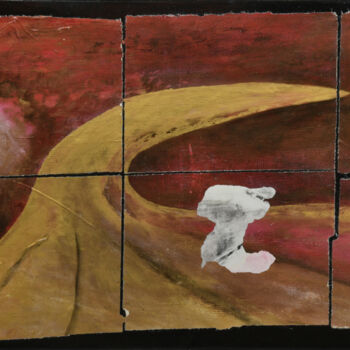 Pittura intitolato "Un Atome pour la Pa…" da Marc Barges, Opera d'arte originale, Acrilico