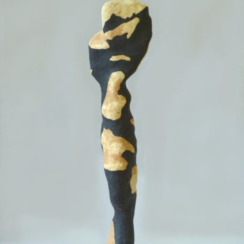 Скульптура под названием "Posé sur la berge" - Viviane Bargetzi, Подлинное произведение искусства, Керамика