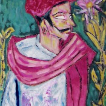 Pintura titulada "Indian Shylock" por Barindam Bose, Obra de arte original, Oleo