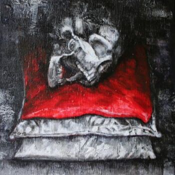 Peinture intitulée "Bonne nuit" par Baron Samdi, Œuvre d'art originale, Huile