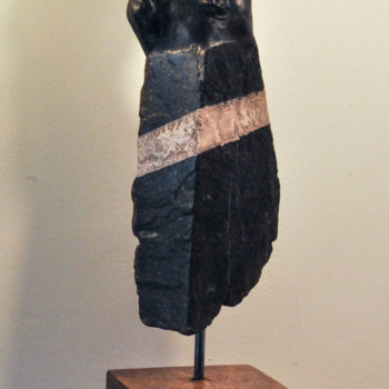 Sculptuur getiteld "Atlanna" door René Barranco, Origineel Kunstwerk, Klei
