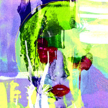Digital Arts titled "Beauty Blinded by V…" by Barry Farley Visual Arts, Original Artwork, Digital Painting