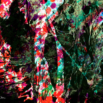 Digitale Kunst mit dem Titel "Cavern of Lost Drea…" von Barry Farley Visual Arts, Original-Kunstwerk, Digitale Malerei