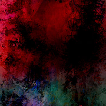 Digital Arts titled "Black Swarm Over a…" by Barry Farley Visual Arts, Original Artwork, Digital Painting