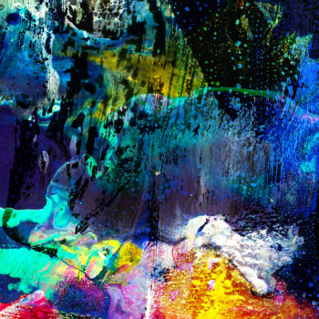 Artes digitais intitulada "Bioluminescent Beau…" por Barry Farley Visual Arts, Obras de arte originais, Pintura digital Mont…