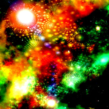 Digital Arts titled "Nexus Centauri" by Barry Farley Visual Arts, Original Artwork, Digital Painting
