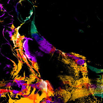 Digital Arts titled "Nervous System Melt…" by Barry Farley Visual Arts, Original Artwork, Digital Painting