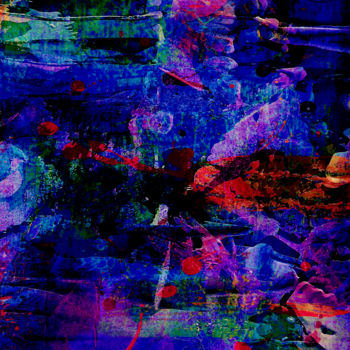 Digital Arts titled "Nightfall on Eterna…" by Barry Farley Visual Arts, Original Artwork, Digital Painting Mounted on Other…