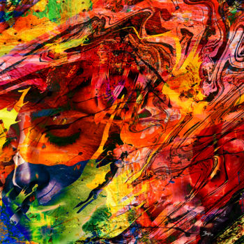 Digitale Kunst mit dem Titel "Emergence Through T…" von Barry Farley Visual Arts, Original-Kunstwerk, Digitale Malerei Auf A…