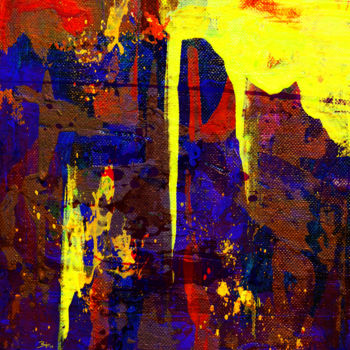 Digitale Kunst mit dem Titel "I Cry Corrosive Tea…" von Barry Farley Visual Arts, Original-Kunstwerk, Digitale Malerei Auf A…