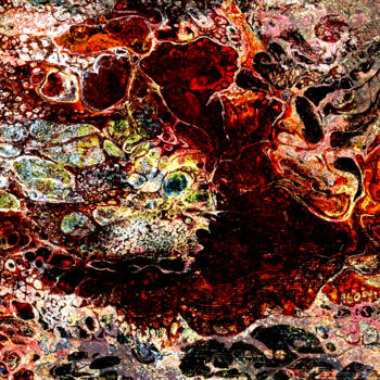Digitale Kunst mit dem Titel "In the Belly of the…" von Barry Farley Visual Arts, Original-Kunstwerk, Digitale Malerei Auf A…