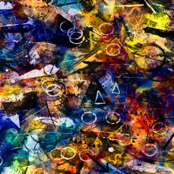 Digitale Kunst mit dem Titel "A Message From Beyo…" von Barry Farley Visual Arts, Original-Kunstwerk, Digitale Malerei Auf A…