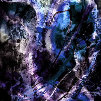 Arts numériques intitulée "A Storm Rages Within" par Barry Farley Visual Arts, Œuvre d'art originale, Peinture numérique Mon…