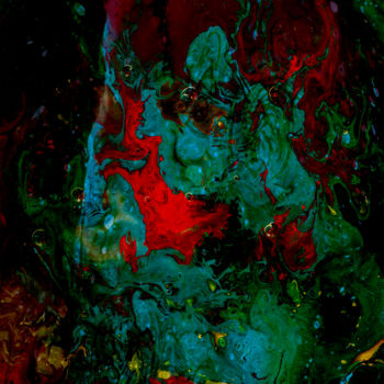 Digitale Kunst mit dem Titel "Blood Frenzy" von Barry Farley Visual Arts, Original-Kunstwerk, Digitale Malerei Auf Andere st…