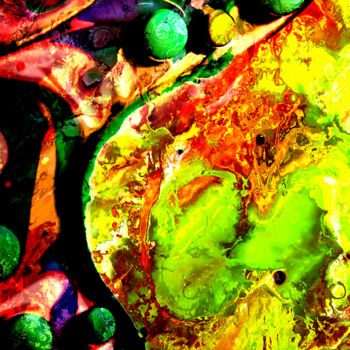 Цифровое искусство под названием "Molten Acidity" - Barry Farley Visual Arts, Подлинное произведение искусства, Цифровая жив…