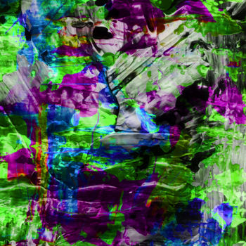 Digitale Kunst mit dem Titel "Unexploded Pain" von Barry Farley Visual Arts, Original-Kunstwerk, Digitale Malerei Auf Andere…