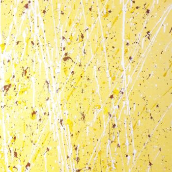 Картина под названием "Pasta Carbonara" - Barteu, Подлинное произведение искусства, Акрил Установлен на Деревянная рама для…