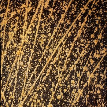 Картина под названием "Golden boy" - Barteu, Подлинное произведение искусства, Акрил Установлен на Деревянная панель