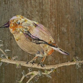 Ζωγραφική με τίτλο "City Bird" από Basant Soni, Αυθεντικά έργα τέχνης
