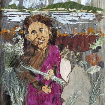 Malarstwo zatytułowany „'Disabled-Happy Wom…” autorstwa Basant Soni, Oryginalna praca