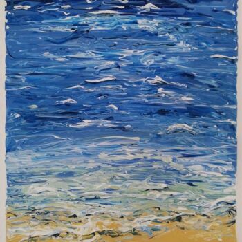 Pittura intitolato "WAVES" da Basem Soliman, Opera d'arte originale, Acrilico