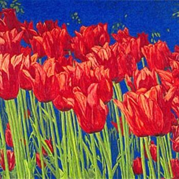 Artes digitais intitulada "Tulips Fine Art Pri…" por Fine Art Prints Fish Flowers Baslee Troutman, Obras de arte originais,…