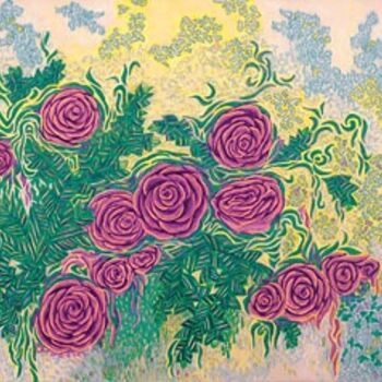Grafika cyfrowa / sztuka generowana cyfrowo zatytułowany „Rose Art Roses Flow…” autorstwa Fine Art Prints Fish Flowers Basle…