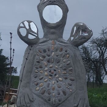 Скульптура под названием "Sans titre" - Burnel Philippe, Подлинное произведение искусства, цемент