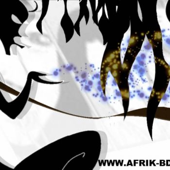 「afrikbd」というタイトルのデジタルアーツ Bassakirouによって, オリジナルのアートワーク