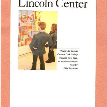 Pintura intitulada "from lincoln center…" por Elliot Bassman, Obras de arte originais