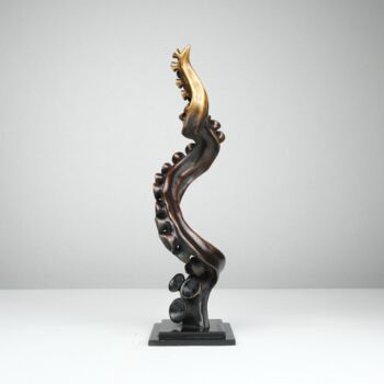 Скульптура под названием "Nérée" - Bastien Bonhomme, Подлинное произведение искусства, Бронза