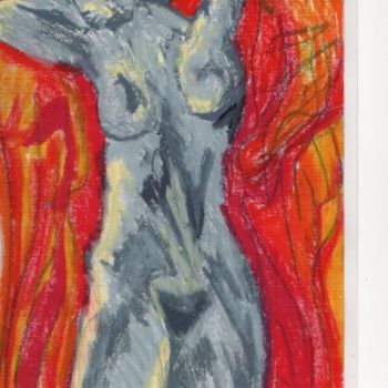 Desenho intitulada "woman" por Frédéric Bastin, Obras de arte originais, Outro