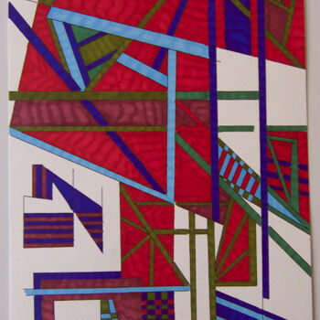 Рисунок под названием "DAMIER" - Batsheva Gozland, Подлинное произведение искусства, Маркер