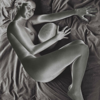 Fotografía titulada "curve" por Baudouin De Rochebrune, Obra de arte original, Fotografía manipulada