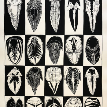 印花与版画 标题为“Les Insectes” 由Bault, 原创艺术品, 数字打印