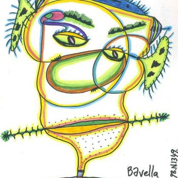 Drawing titled "pe_1519_bavella.jpg" by Laurent Bavella, Original Artwork