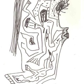 Disegno intitolato "da_214_bavella.jpg" da Laurent Bavella, Opera d'arte originale