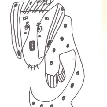 Drawing titled "Juju" by Laurent Bavella, Original Artwork