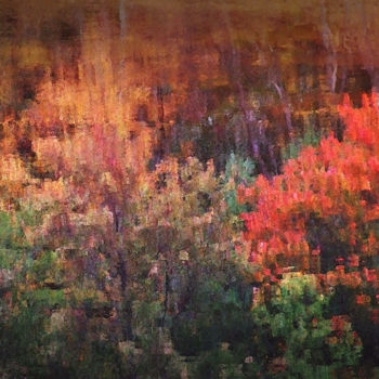 Fotografia intitulada "Autumn Abstract" por Bavosi Photoart, Obras de arte originais, Fotografia digital