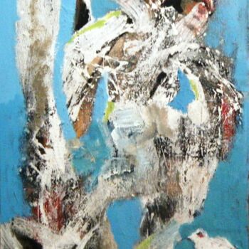 Malarstwo zatytułowany „LA FUITE” autorstwa Bayou Faiza, Oryginalna praca, Akryl