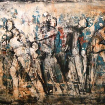 Pittura intitolato "Le RITE" da Bayou Faiza, Opera d'arte originale, Acrilico