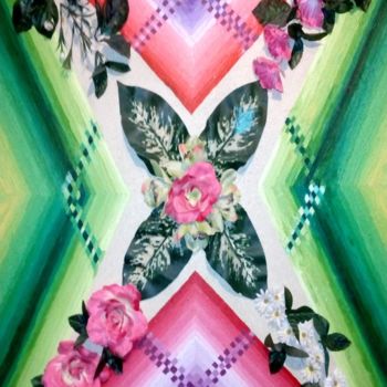 Pintura titulada "Rose-des-vents" por Rose Mélicher, Obra de arte original