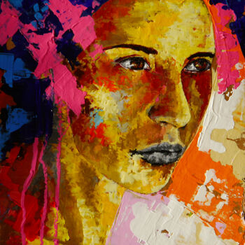 绘画 标题为“Confusion & Face C…” 由Bazévian Delacapucinière, 原创艺术品, 油