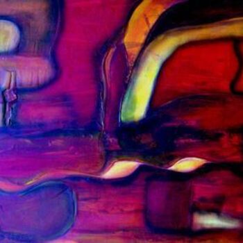 Painting titled "Songe" by Bben, Original Artwork, Oil