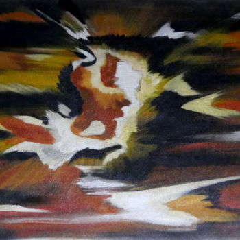 Pintura intitulada "Fluctuations" por Xavier Barbier, Obras de arte originais, Acrílico